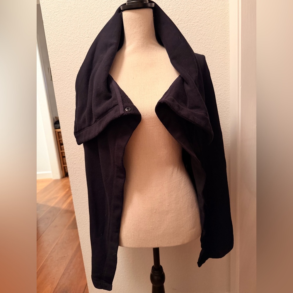 Zella Black Wrap Coat